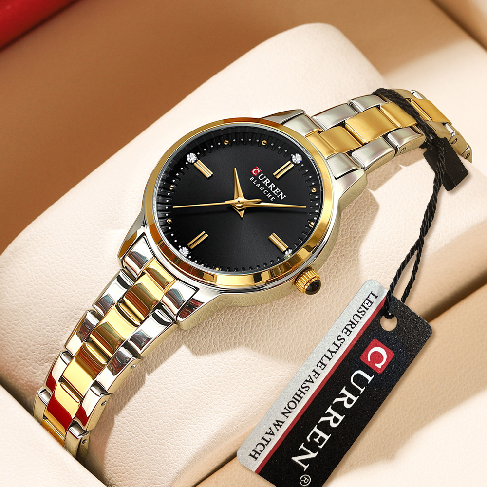 Women'S Fashion Digital Watch - CURREN 여성을위한 오리지널 쿼츠 시계 패션