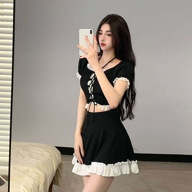 Women Fashion Styles - 인스타그램 스타일 여성 투피스 스커트 수영복