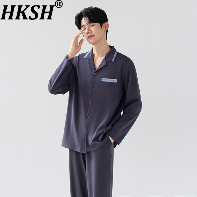 Women Fashion Styles - HKSH 가을 겨울 남성용 긴팔 바지