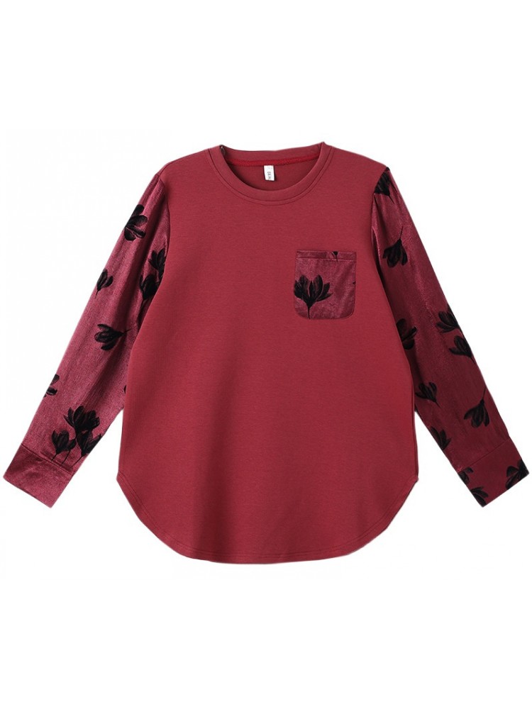 Women'S Fashion Sweatshirts - 0XL-4XL 플러스 사이즈 봄 가을 캐주얼