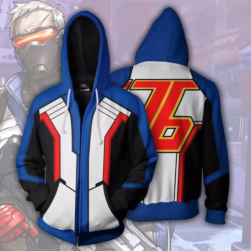 Women'S Fashion Sweatshirts - Nene 2025 애니메이션 게임 Overwatch Genji