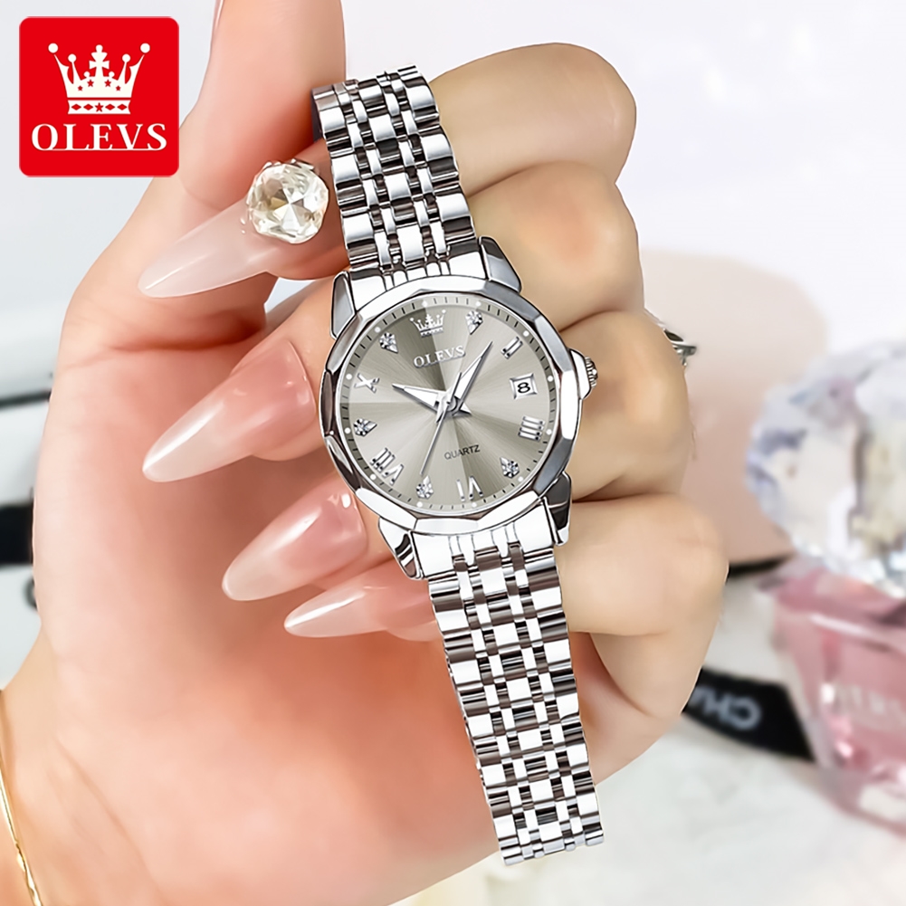 Women'S Fashion Digital Watch - OLEVS 시계 여성용 럭셔리 시계 여성용