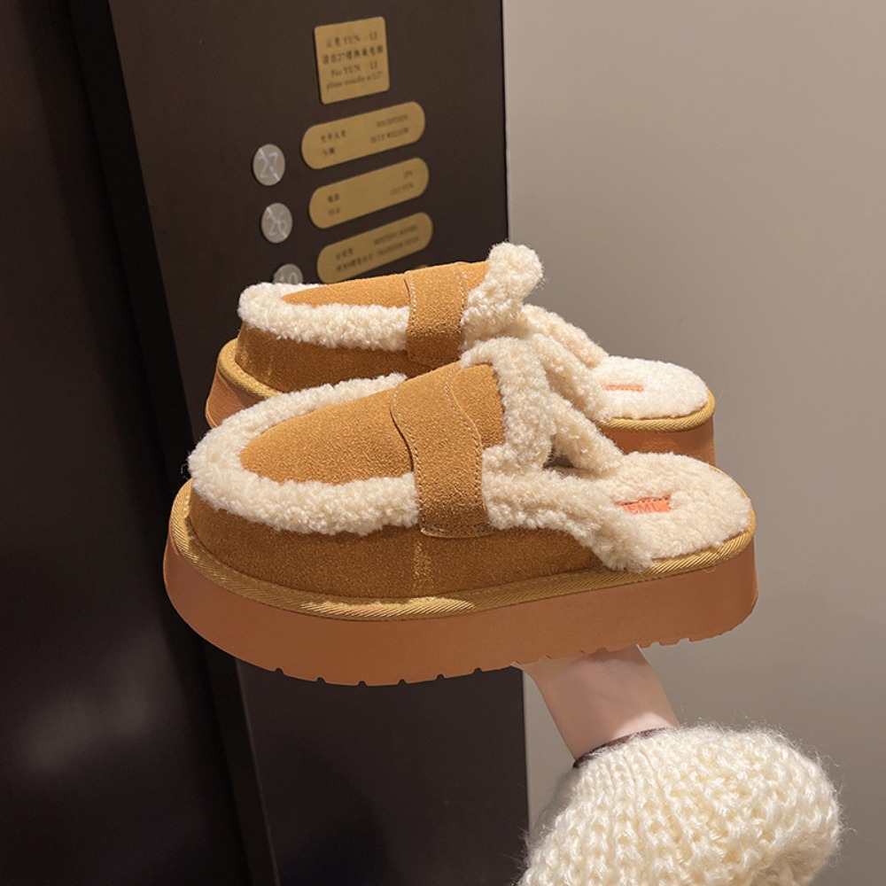 여성 슬리퍼 디자이너 프로스트 가죽 겨울 부츠 두꺼운  - Winter Fashion Women Boots 리뷰 및 가격