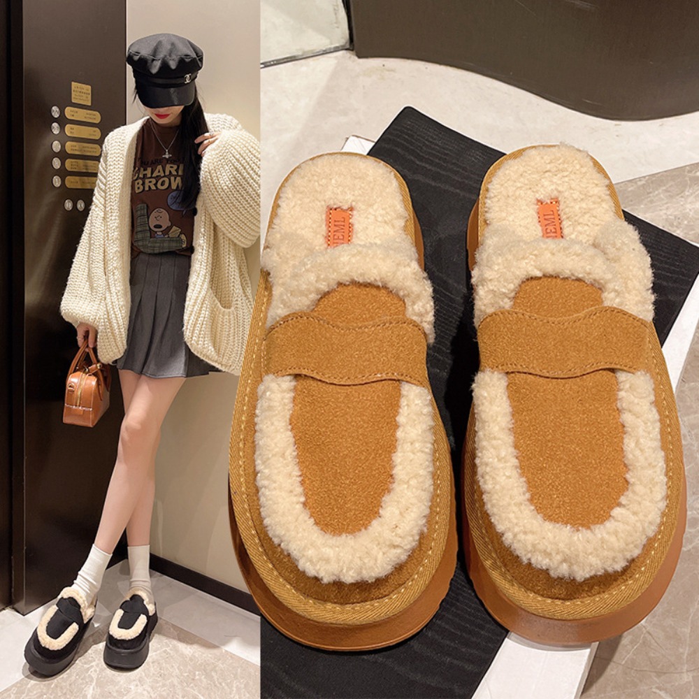 여성 슬리퍼 디자이너 프로스트 가죽 겨울 부츠 두꺼운  - Winter Fashion Women Boots 리뷰 및 가격