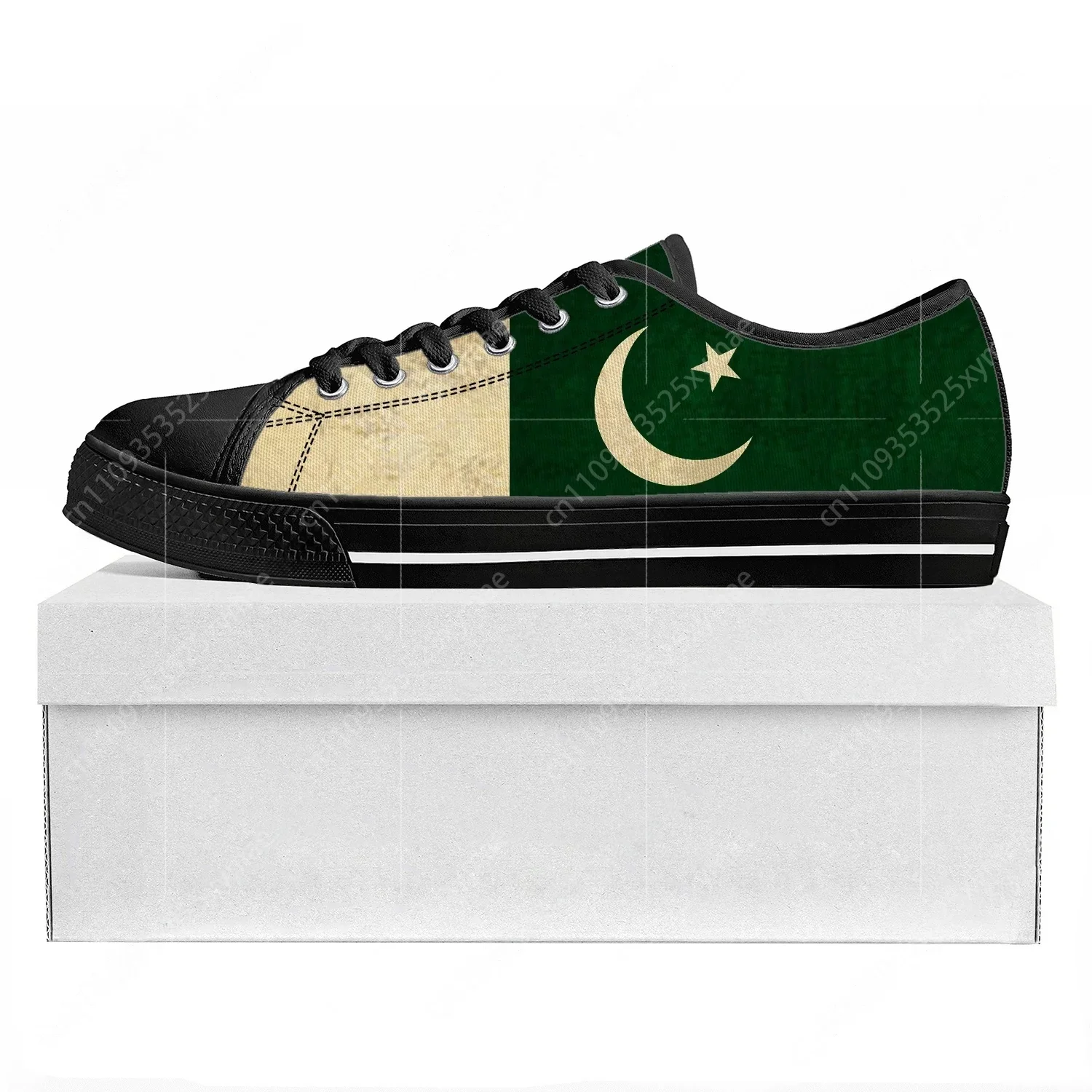 파키스탄 국기 로우탑 고품질 스니커즈 남성 여성 십대  - Women Fashion Pakistan 리뷰 및 가격