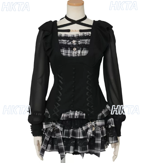 Liz 일본식 달콤한 요정 프릴 리본 스플라이싱 반팔  - Ruched Dress Mini 리뷰 및 가격