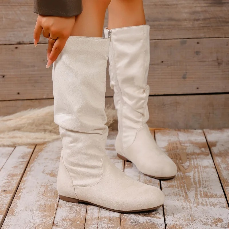 2025 겨울 신상 패셔너블 사이드 지퍼 롱부츠 레트로 - Winter Fashion Women Boots 리뷰 및 가격