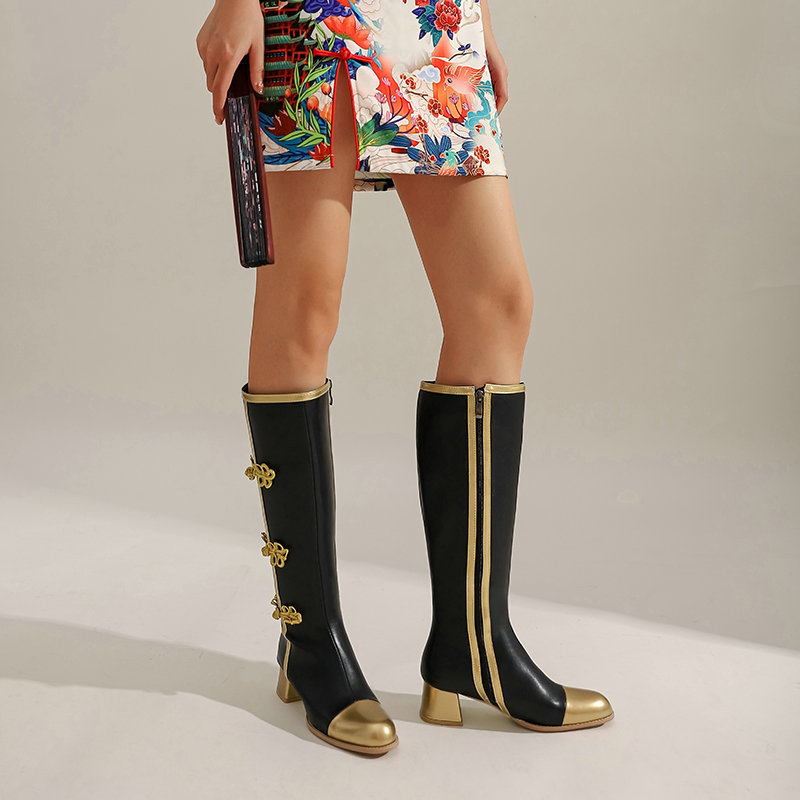 큰 사이즈 패션 무릎 높은 부츠 여성 Coss 놀이 신 - Winter Fashion Women Boots 리뷰 및 가격