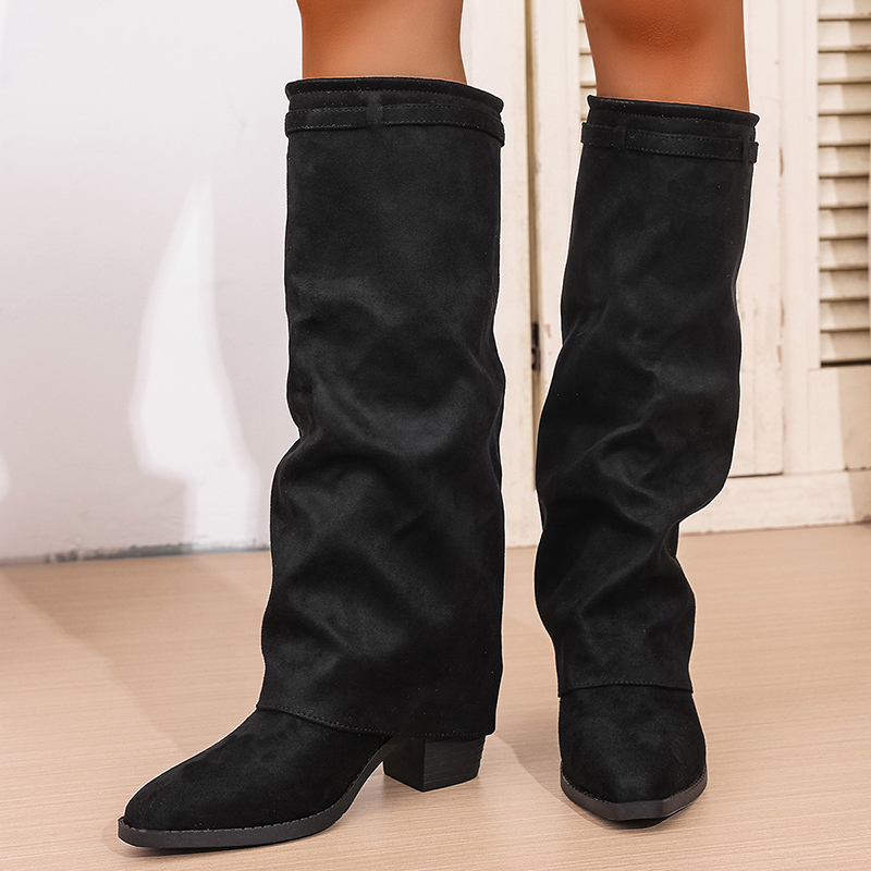 패션 슬립온 하이힐 니하이 부츠 여성 가을 겨울 하이  - Winter Fashion Women Boots 리뷰 및 가격