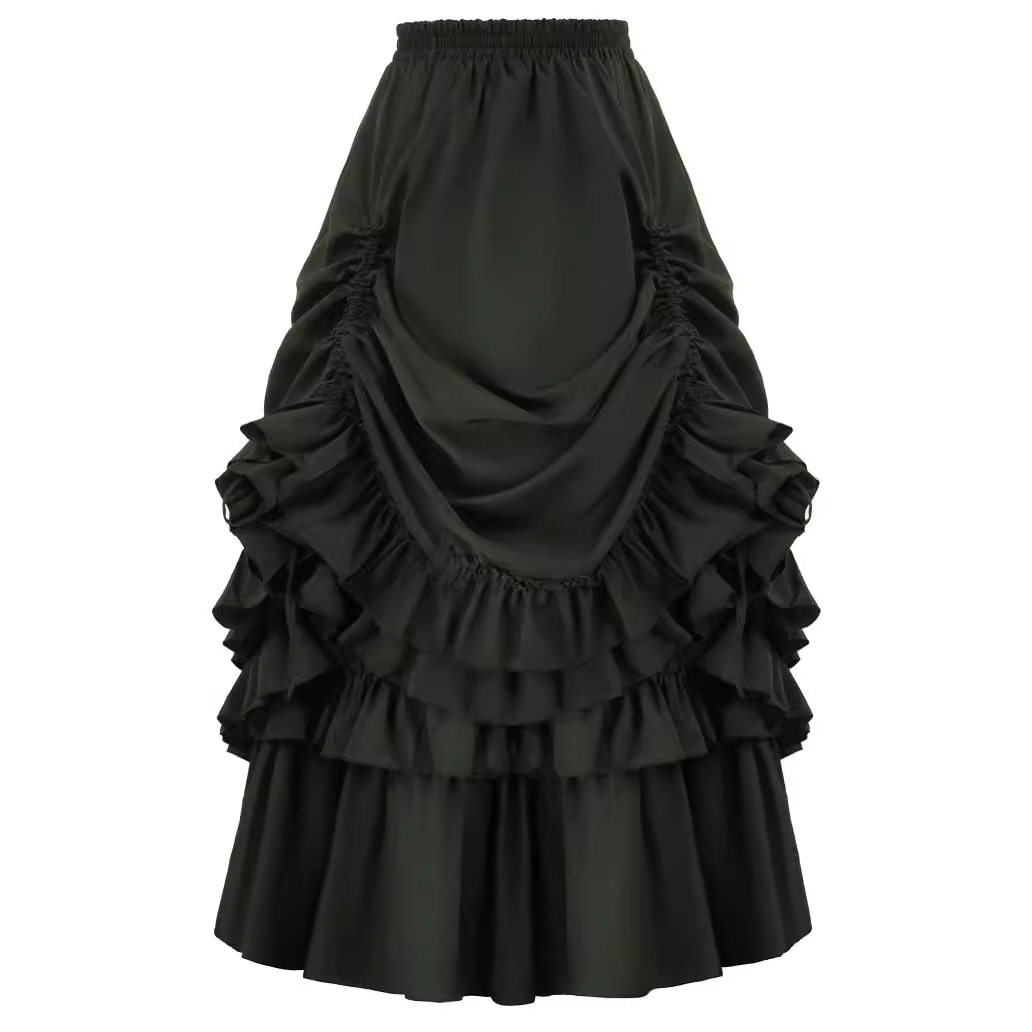 레트로 고딕 스타일 여성용 짧은 스커트, 르네상스 시대 - Women'S Fashion Victorian Era 리뷰 및 가격