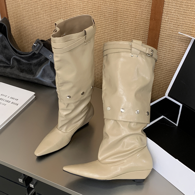 Eilyken 새로운 패션 포인티드 토 여성 니하이 부 - Winter Fashion Women Boots 리뷰 및 가격