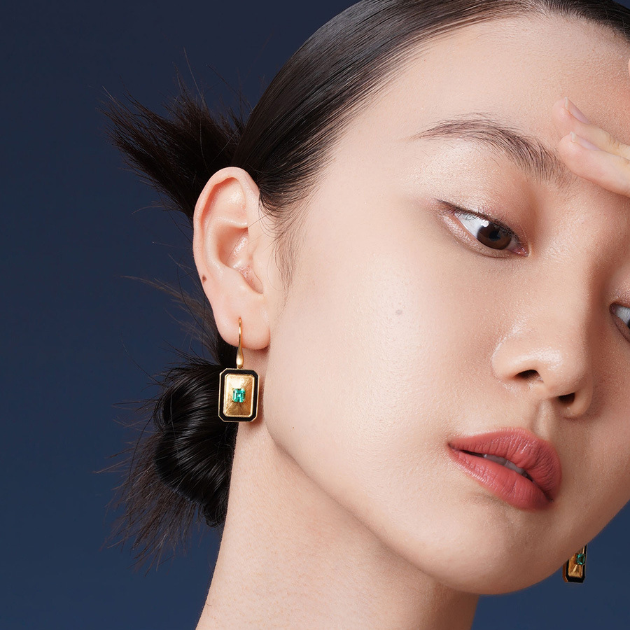 젊은 여성들을 위한 빈티지 럭셔리 그린 사파이어 반지, - Women'S Young Fashion 리뷰 및 가격