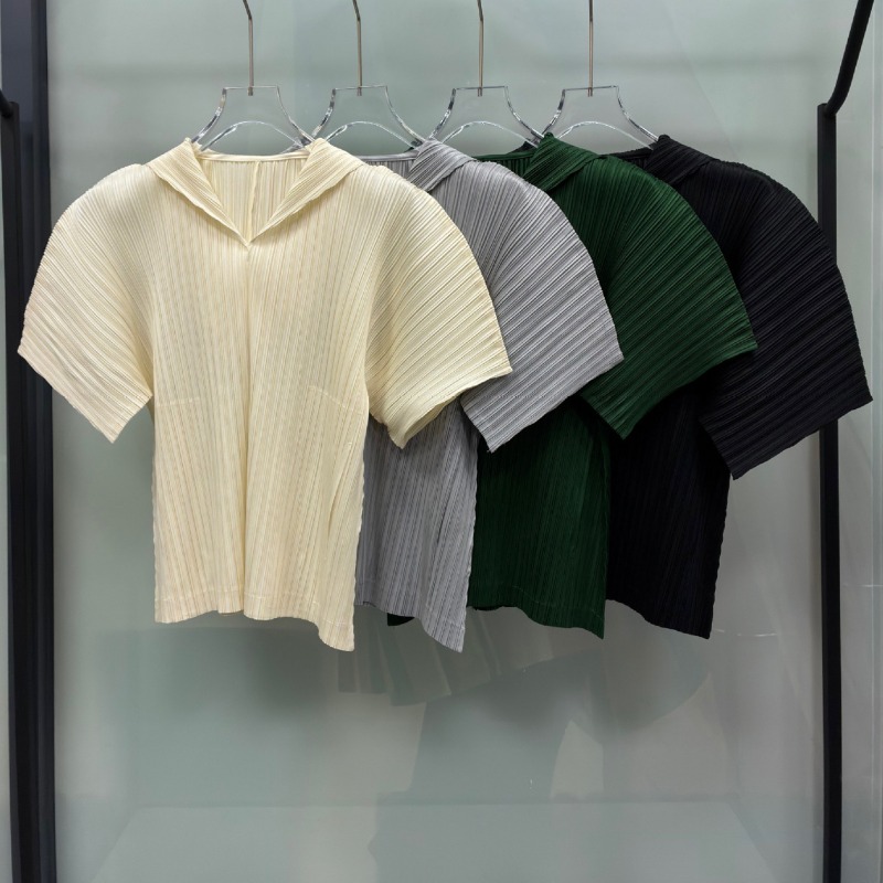 미야케 플리츠 후드티와 반바지 세트 여름 신상 캐주얼  - Women'S Fashion Sweatshirts 리뷰 및 가격