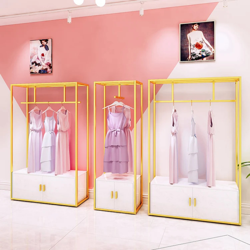 맞춤형 여성 의류 매장 진열대 금속 소매 부티크 아동복 - Women'S Fashion Boutique 리뷰 및 가격