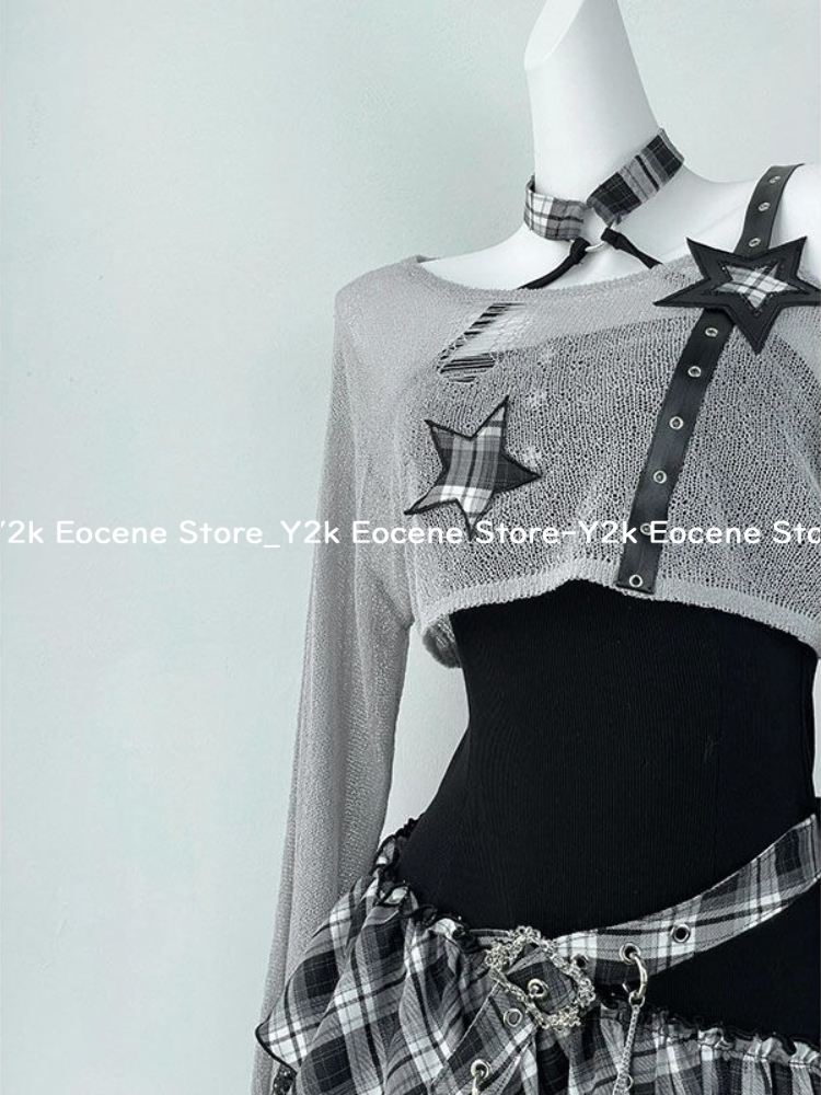2000 년대 Y2K 매운 소녀 디자인 불규칙한 세트  - Ruched Dress Mini 리뷰 및 가격