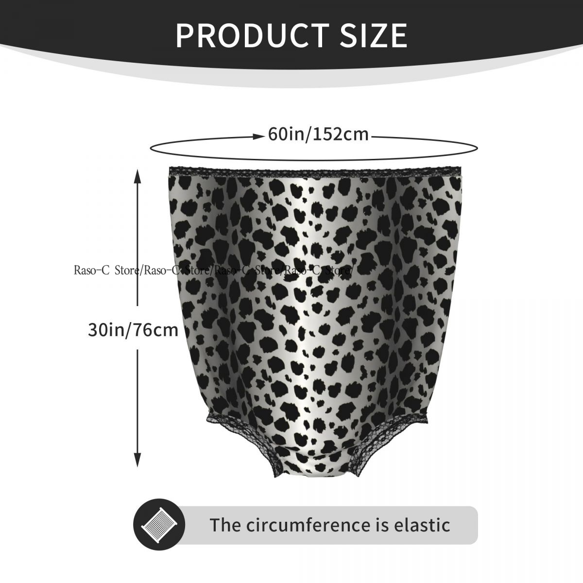 재미있는 개그 할머니 속옷 레오파드 패턴 흑백 패션 배 - Women'S Fashion Underwear 리뷰 및 가격