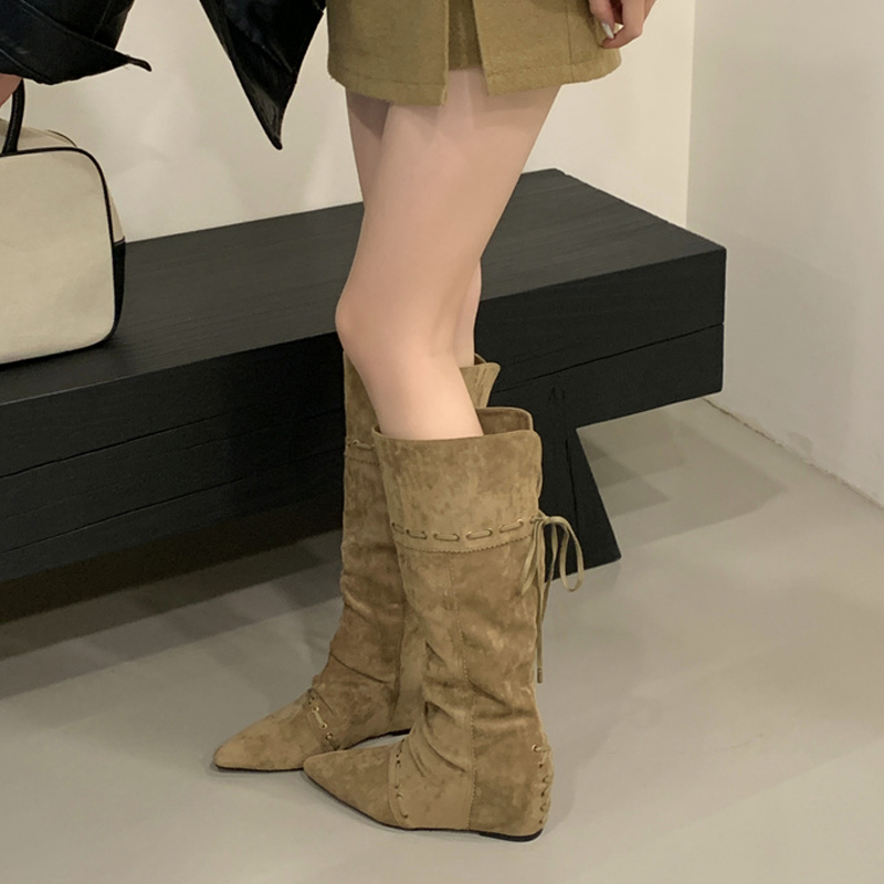 ZAROY 겨울 여성 부츠 패션 드로스트링 레이스 업  - Winter Fashion Women Boots 리뷰 및 가격