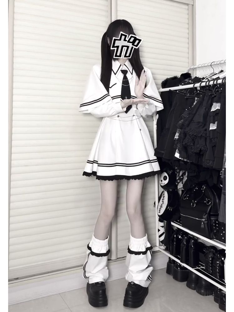 고딕풍 우아한 로리타 드레스 여성용 케이프렛 타이 넥  - Ruched Dress Mini 리뷰 및 가격