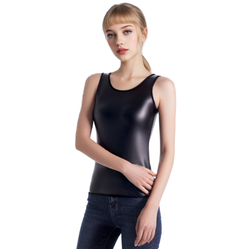 쿨걸 뉴 스타일 O넥 바디 쉐이퍼 가죽 민소매 베스트  - Women Fashion Styles 리뷰 및 가격