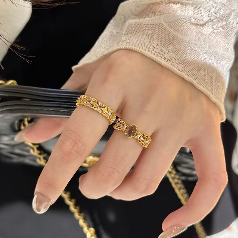 빅토리아 시대 럭셔리 14K 골드 필드 자수정 레이스  - Women'S Fashion Victorian Era 리뷰 및 가격
