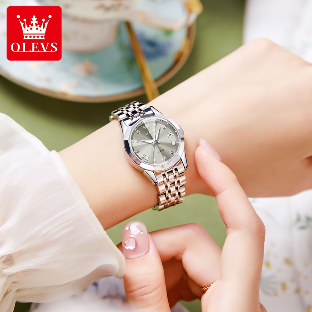 OLEVS 시계 여성용 럭셔리 시계 여성용 소형 여성용 - Women'S Fashion Digital Watch 리뷰 및 가격