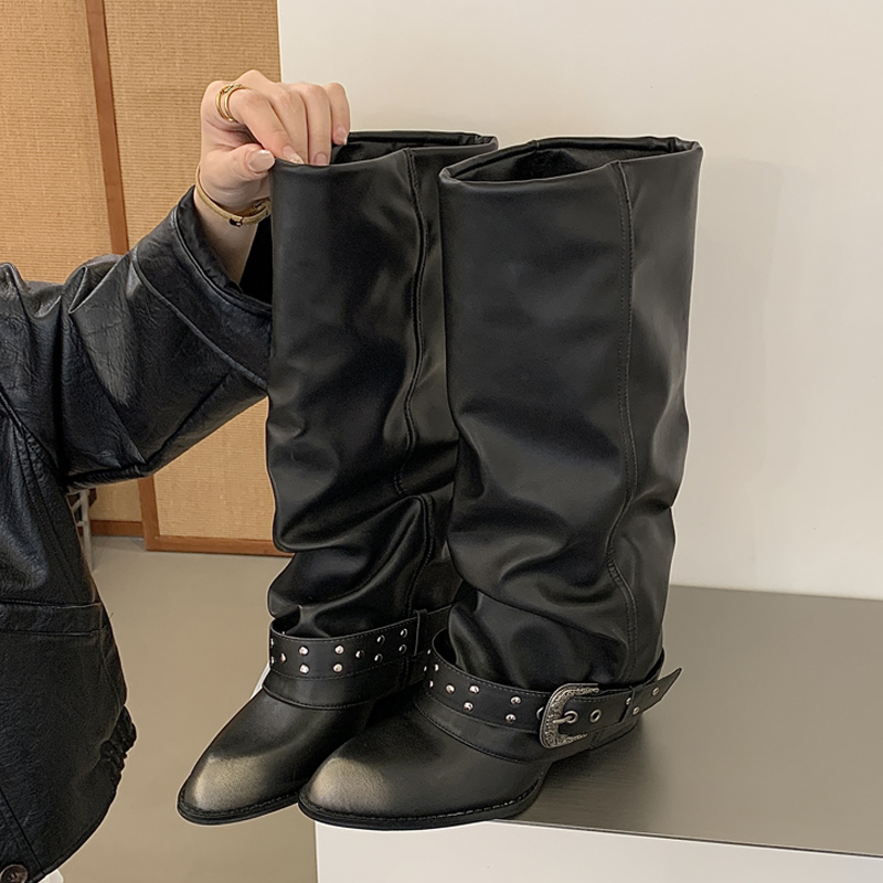 Eilyken 새로운 패션 포인티드 토 여성 니하이 부 - Winter Fashion Women Boots 리뷰 및 가격